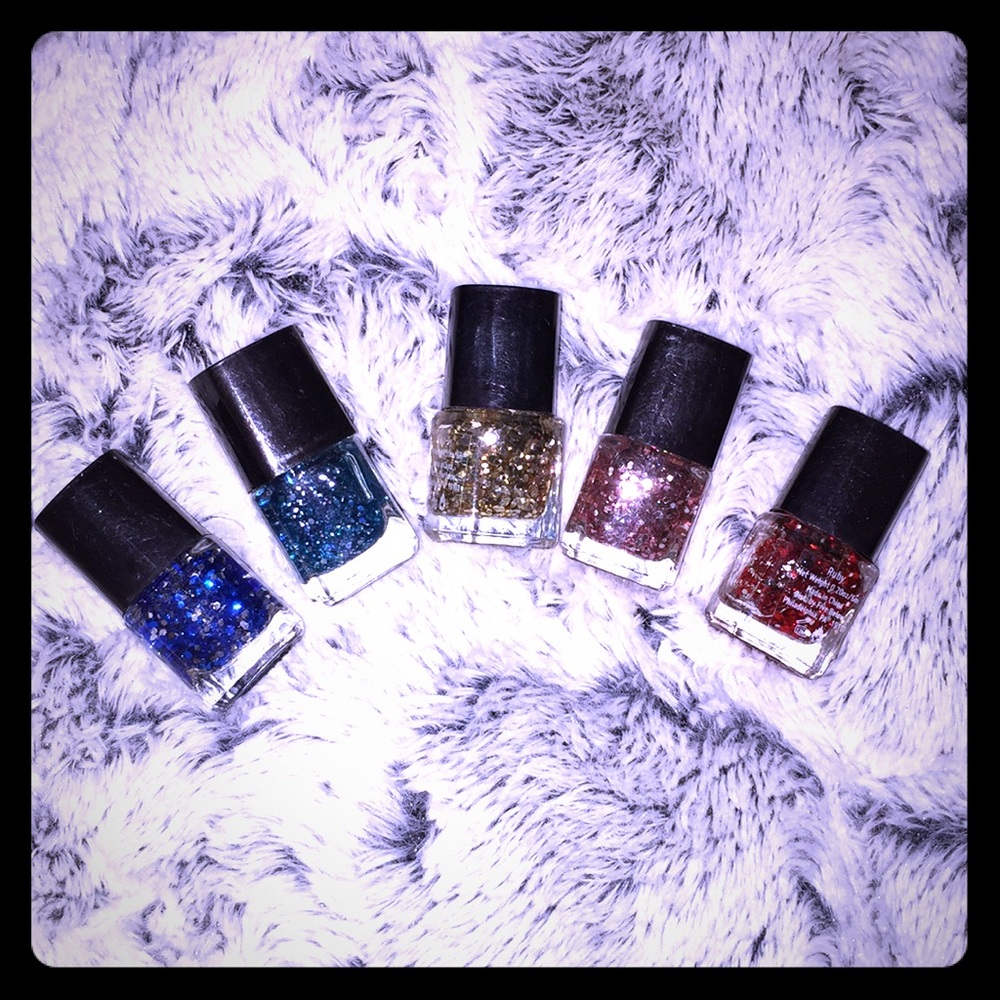 glitter top coat nail polish